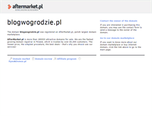 Tablet Screenshot of blogwogrodzie.pl